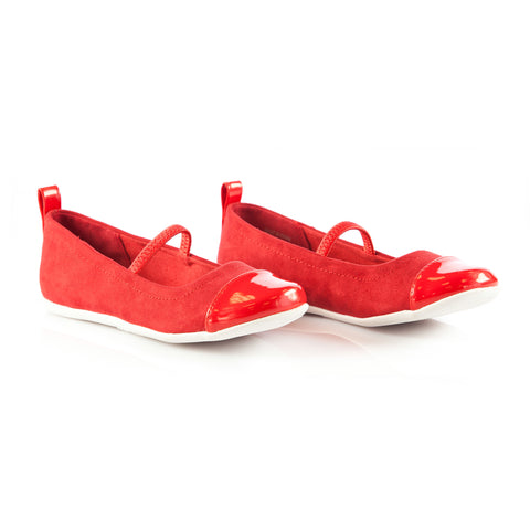 Kids Red Slip On Shoes