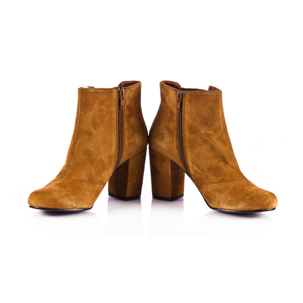 Womens Brown Suede Boots