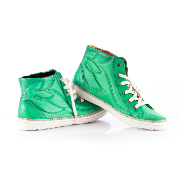 Womens Green Hi-Tops